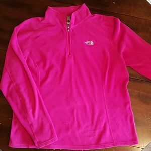 Woman's Northface 1/4 zip fleece